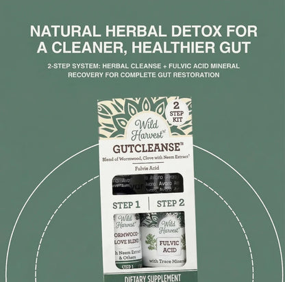 Wild Harvest® GutCleanse: 2-Step Parasite Cleanse Kit