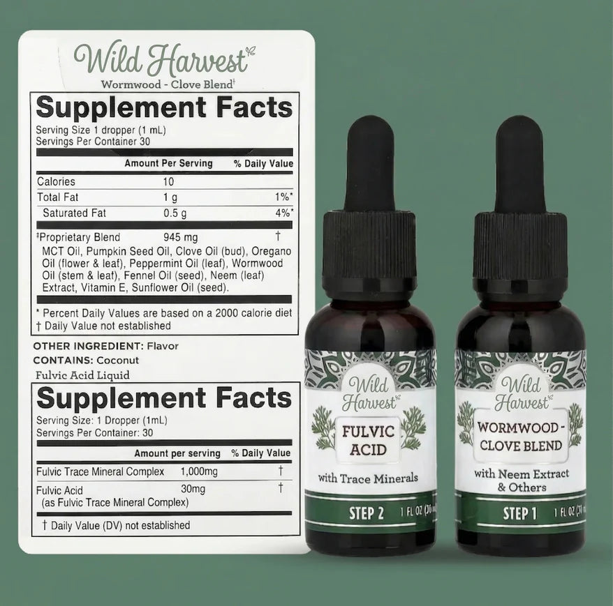 Wild Harvest® GutCleanse: 2-Step Parasite Cleanse Kit