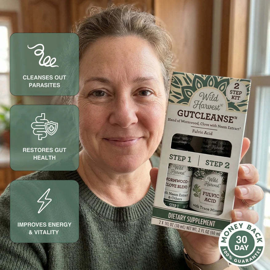 Wild Harvest® GutCleanse: 2-Step Parasite Cleanse Kit